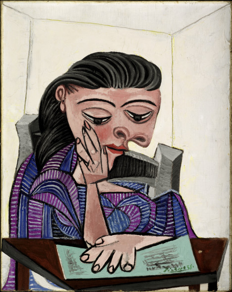 Pablo Picasso Ragazza che legge, 1938 Olio su tela, 69,2 × 55,2 cm Detroit Institute of Arts, Gift of the Josephine F. Ford Estate (2005.60) © Succession Picasso by SIAE 2015 