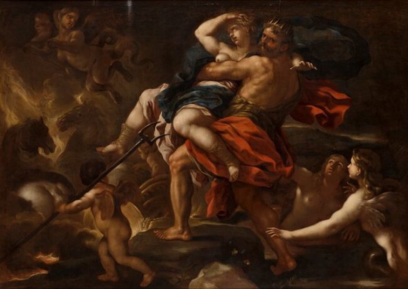 Luca Giordano Ratto di Proserpina Olio su tela 184 x 257 cm € 150.000 - 180.000