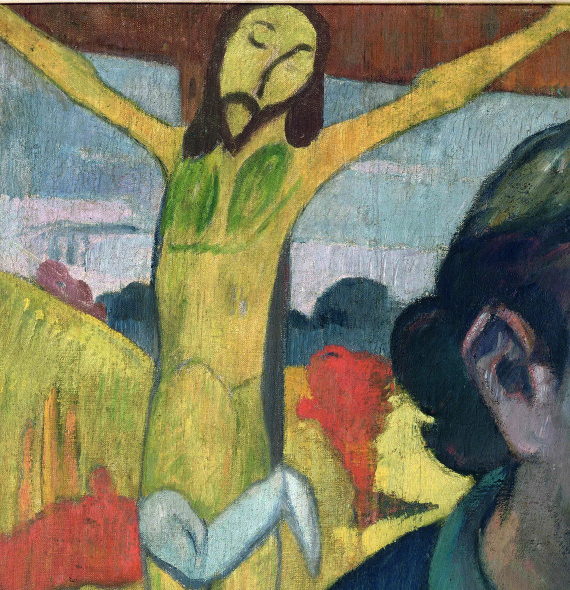 Paul Gauguin Autoritratto con Cristo giallo, 1890-91 Olio su tela, cm 38 × 46 © RMN-Grand Palais (musée d'Orsay)/René-Gabriel Ojéda-Réunion des MuséesNationaux/distr. Alinari