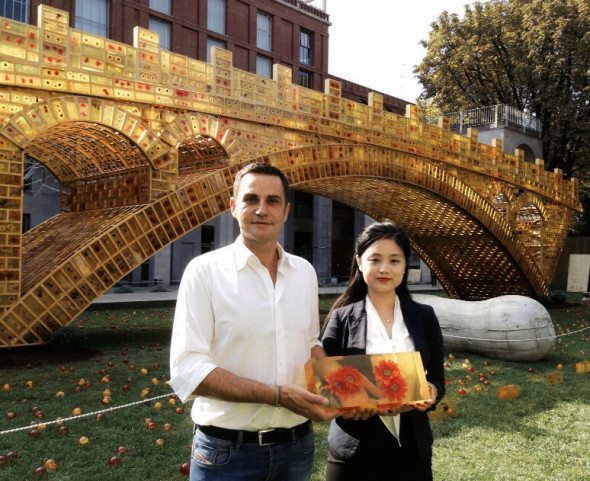Il ponte d’oro sulla via della seta. Shu Yong a Milano