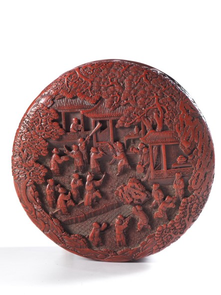 LOT.24_Scatola in lacca rossa_Cina-Dinastia Qing-Periodo Qianlong1