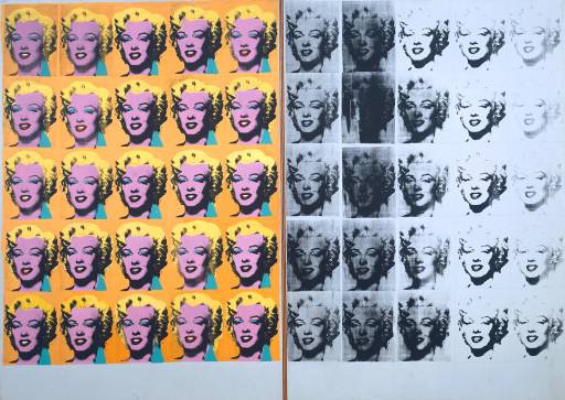 Warhol - Marilyn Diptich