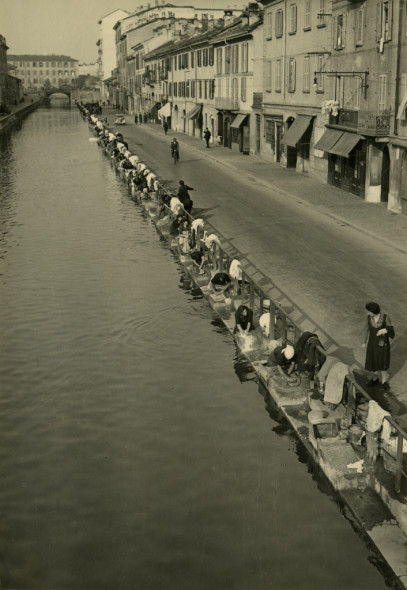 Milano, il Naviglio 1938