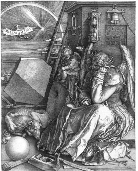Albrecht Dürer, Melencolia I, 1514, Staatliche Kunsthalle, Karlsruhe