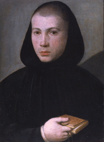 Giovan Francesco Caroto, Ritratto di monaco benedettino (1520 circa)