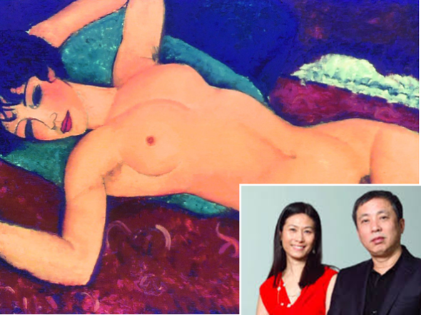 Liu Yiqian con la moglie e il suo Modigliani - ArtsLife
