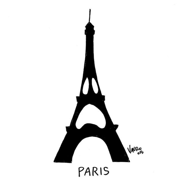 Vignetta di Vauro per Parigi