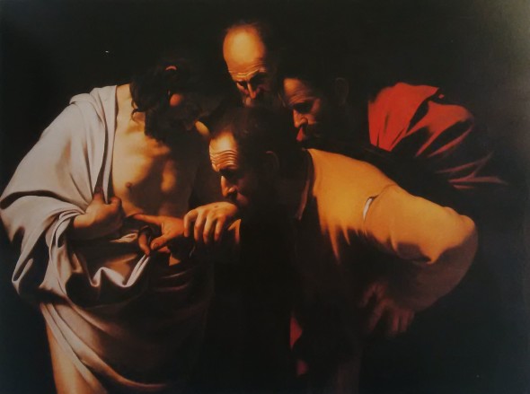 Copia da Caravaggio, Incredulita S.Tommaso, Uffizi