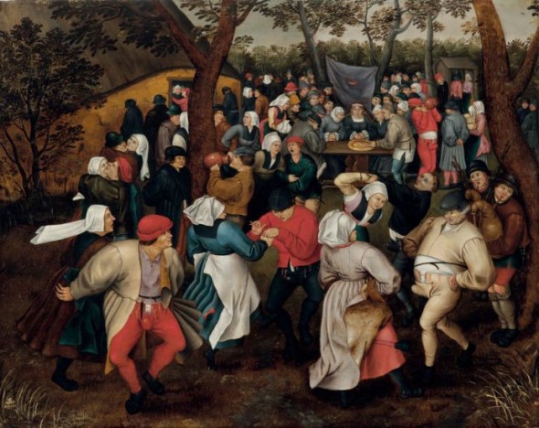 Brueghel il Giovane, Danza nuziale all'aperto, 1610 ca.
