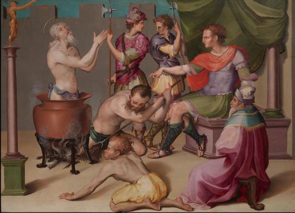 Martirio di San Giovanni l'Evangelista, Carlo Portelli, Galleria dell'Accademia, Firenze