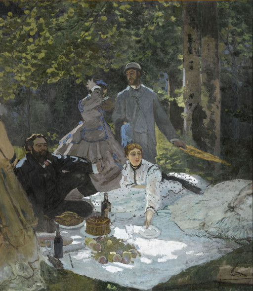 Monet, Colazione-sullerba,1865-1866