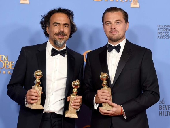 Leonardo Di Caprio Inarritu The Revenant golden globe 2016