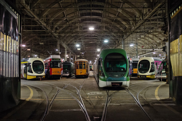 Giovanni Panizza – Il deposito dei tram del quartiere Ticinese, Milano 2015