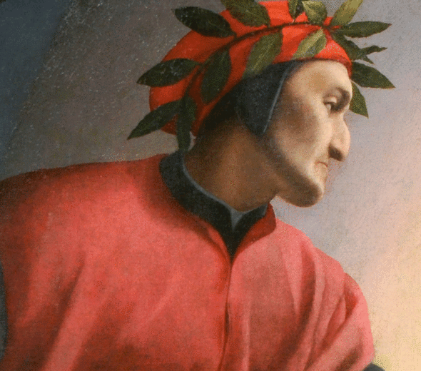 Bronzino. Ritratto allegorico di Dante esposto agli Uffizi da luglio 2015 (dettaglio)