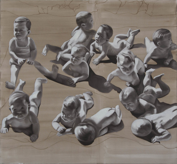 nahmad, babies, 120x130cm, 2013