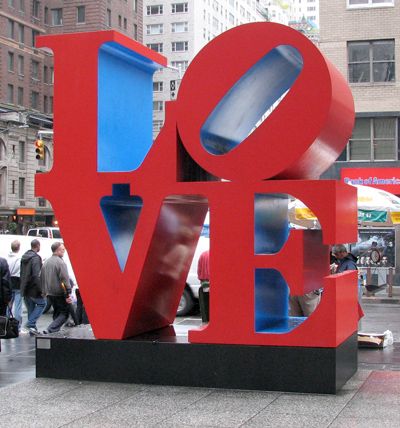 Rober Indiana - Scultura Love New York
