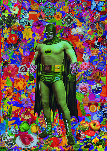 Batman in green, 2016, cm 70x50