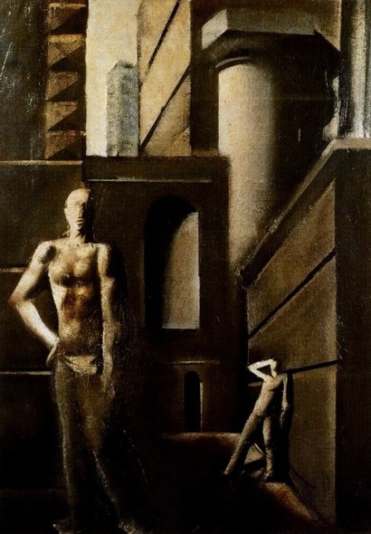 M. Sironi, I costruttori, 1929, Collezione Boschi Di Stefano