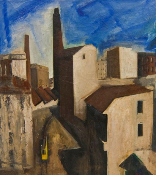 M. Sironi, Paesaggio urbano, 1922, Museo del Novecento, Milano