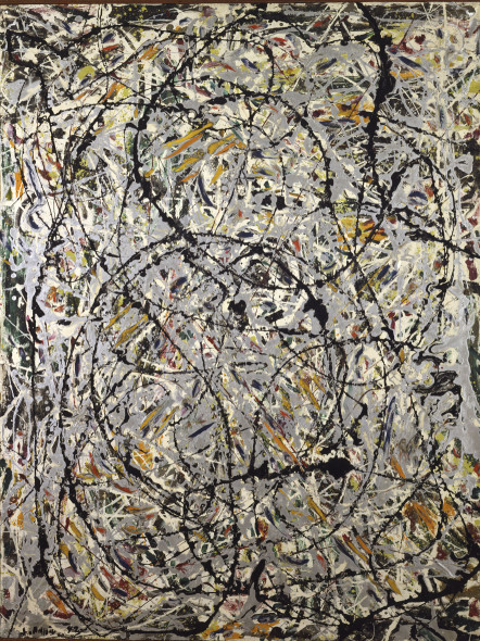 Jackson Pollock (Cody 1912- East Hampton 1956) Sentieri ondulati, 1947, olio su masonite, cm 114 x 86. Roma, Galleria Nazionale di Arte Moderna e Contemporanea, Donazione Peggy Guggenheim, 1950, 4554 © Pollock-Krasner Foundation / Artists Rights Society, ARS, New York, by SIAE 2016