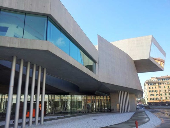 Il MAXXI , Museo nazionale delle arti del XXI secolo