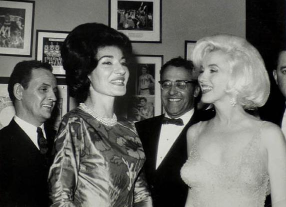 Maria Callas e Marilyn Monroe