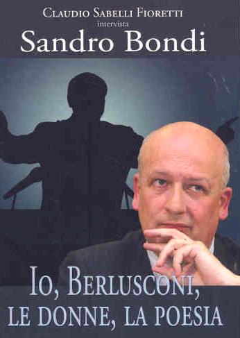 L'ex Ministro della Cultura Sandro Bondi pensieroso nel suo celebre "Io, Berlusconi, le donne, la poesia"