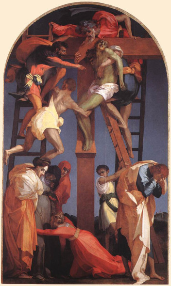 Rosso Fiorentino, Deposizione della croce, 1521