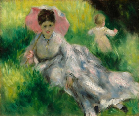 Pierre Auguste Renoir - Donna con parasole, 1873