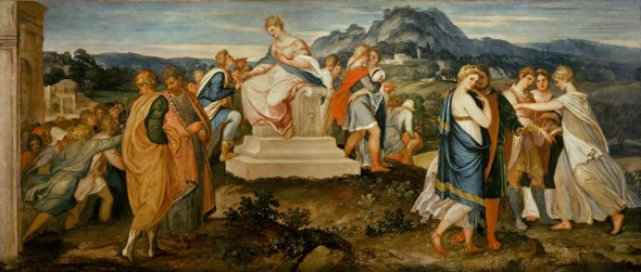 Lambert Sustris Cerchio della frode 1540-1545 circa Olio su tela Fondazione di Studi di Storia dell’Arte Roberto Longhi, Firenze