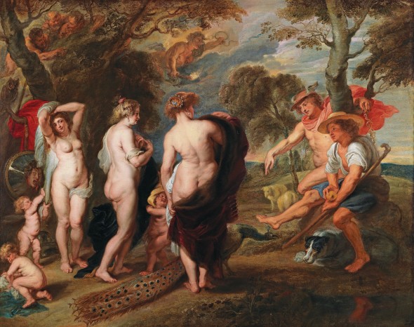 Lot 27 Bottega di Peter Paul Rubens (1577–1640)  Il giudizio di Paride  prezzo realizzato € 868.733