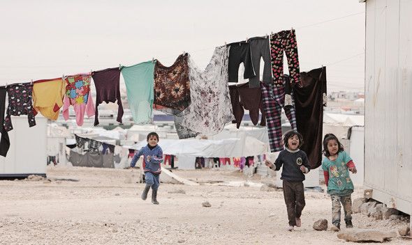 Campo profughi di Zaatari, in Giordania