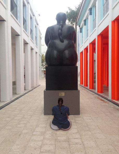 "Le curve della mamma" Fernando Botero, Maternity @MiamiDesignDistrict