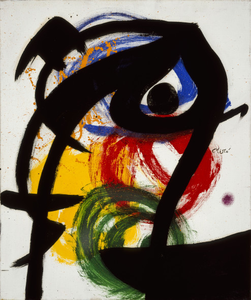 Joan Miró I due amici, 1969 Acquaforte, acquatinta e carburo di silicio, cm 71,5 x 106,5 Barcellona, Fundació Joan Miró © Successió Miró by SIAE 2016