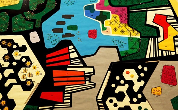 A detail of Roberto Burle Marx’s design for the garden of the Ministry of the Army in Brasília from the early 1970s.