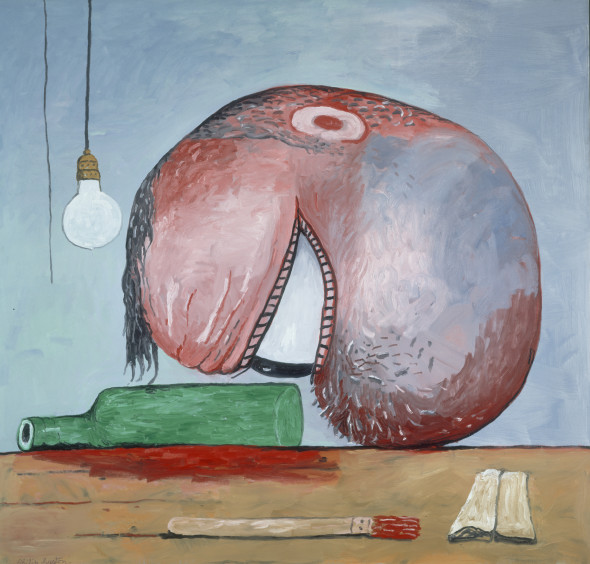 Philip Guston, Head and Bottle (1975)