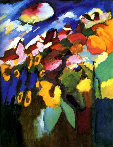 Wassily Kandinsky. Murnau. Garden. 1909
