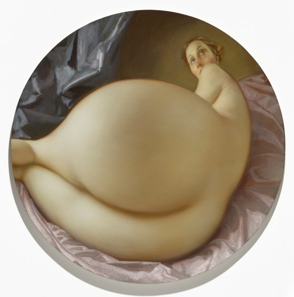 Nude in a convex Mirror - John Currin