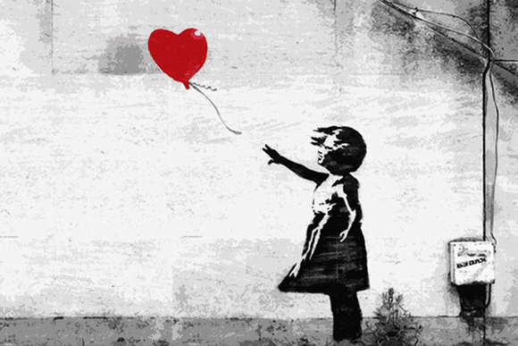 Girl with ab Balloon - Banksy-1