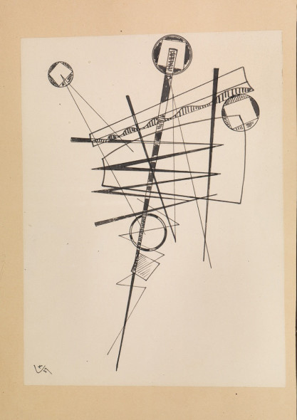 Vasilij Kandinsky, SENZA TITOLO, 1937, Stima 25.000/35.000 euro