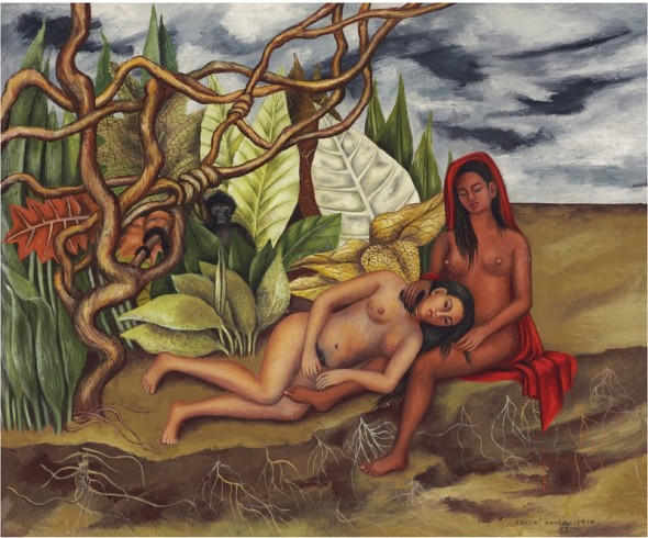 frida-kahlo-two-nudes-in-a-forest