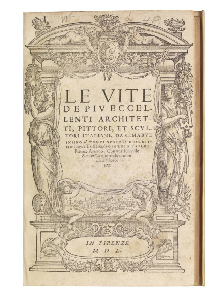 Giorgio Vasari, 1550 LE VITE DE PIÙ CELEBRI…, aggiudicato per 20.000 euro 