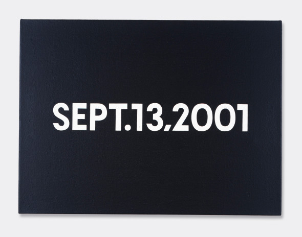 On Kawara, SEPT.13, 2001 Pinault Collection Ph: Archive Pinault Collection