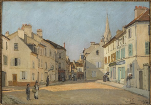 Lot 20 Claude Monet (1840-1926) L’Ancienne rue de la Chaussée, Argenteuil signed 'Claude Monet' (lower right) oil on canvas 18 1/4 x 25 7/8 in. (46.3 x 65.7 cm.) Painted in 1872 Estimate: £4,500,000 - 6,500,000