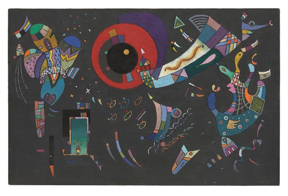W.Kandinsky, Esquisse pour Autour du cercle. 