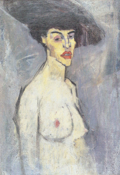 AMEDEO MODIGLIANI Busto di donna nuda 1907 - 1908
