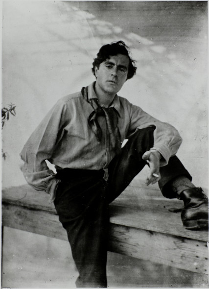 Fotografia con dedica donata da Amedeo Modigliani a Jeane HÃ©buterne, 1918