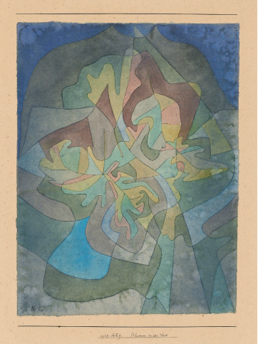 Paul Klee Blumen in der Vase (Flower in the Vase), 1929.