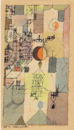Paul Klee, Zahlenpavillon (Pavilion of Numbers), 1918.