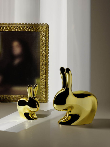 Stefano Giovannoni Rabbit Chair Gold, 2016 